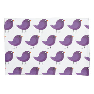 Funda De Cojín Niños adorables pájaros