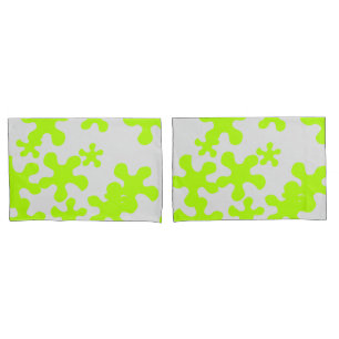 Funda De Cojín niños grises y verdes