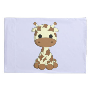 Funda De Cojín Niños lindos del dibujo animado de la jirafa del