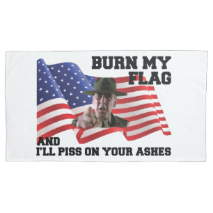 Funda De Cojín No queme mi bandera