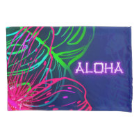 Noche Tropical de Luau Eléctrico Neon Aloha