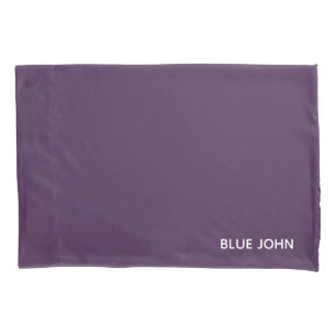 Funda De Cojín Nombre de color azul violeta de John