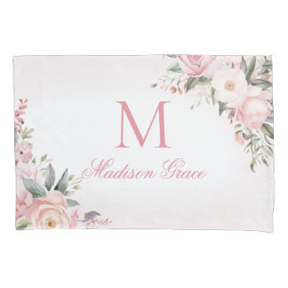 Funda De Cojín Nombre de monograma Personalizado personalizado