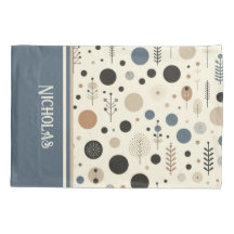 Nombre personalizado abstracto de Woodland