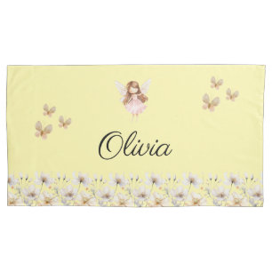 Funda De Cojín Nombre personalizado del jardín de leche encantado