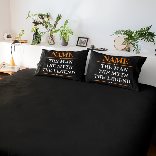 Funda De Cojín Nombre Personalizado El Hombre El Mito La Leyenda (Subido por el creador)