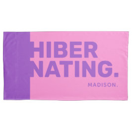 Funda De Cojín Nombre personalizado "Hibernación" de almohadas