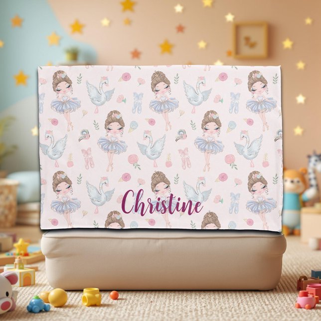 Funda De Cojín Nombre personalizado My Sweet Ballerina (Subido por el creador)