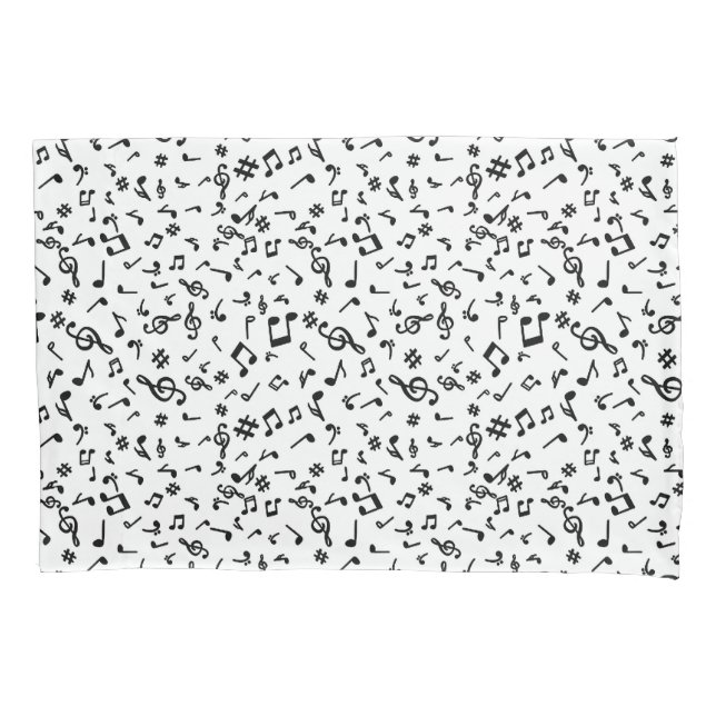 Funda De Cojín Notas musicales (Anverso)
