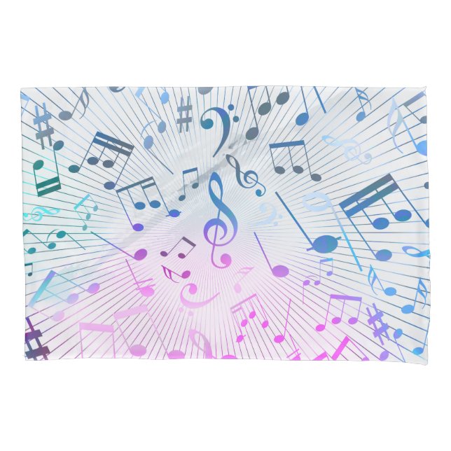 Funda De Cojín Notas musicales (Anverso-izquierdo)