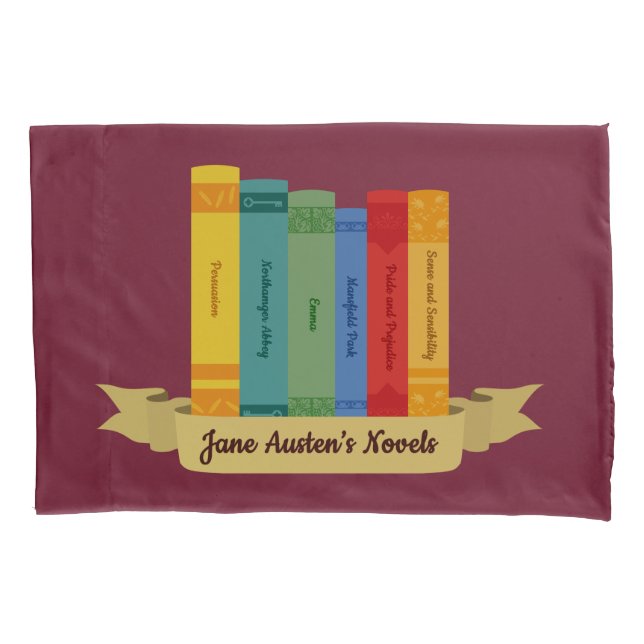 Funda De Cojín Novelas de Jane Austen III (Anverso)