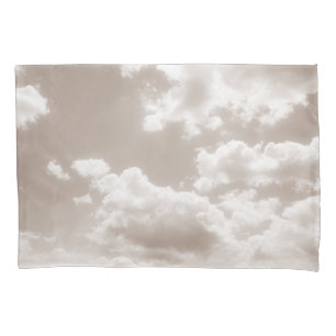 Funda De Cojín Nubes beige blandas 5 #nubes #arte