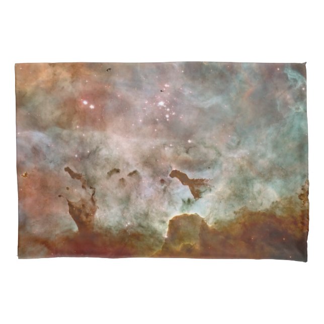 Funda De Cojín Nubes oscuras de Carina Nebula Hubble Space (Anverso-izquierdo)