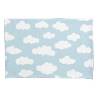 Nubes Pastel Bebé Estético Azul Y Blanco