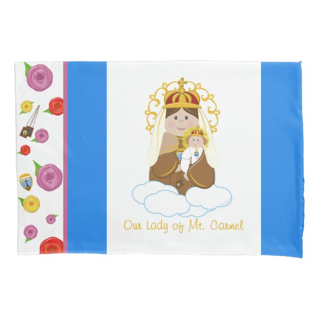 Funda De Cojín Nuestra Señora del Monte Carmel (Anverso)