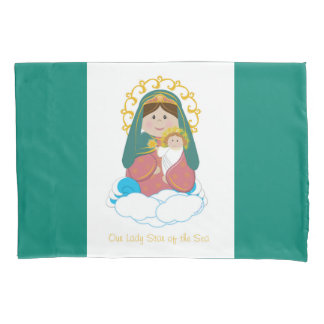 Funda De Cojín Nuestra señora Star del mar