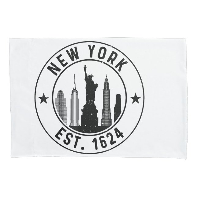 Funda De Cojín Nueva York Este. Nyc 1624 (Anverso)
