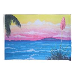 Funda De Cojín Océano atardecer