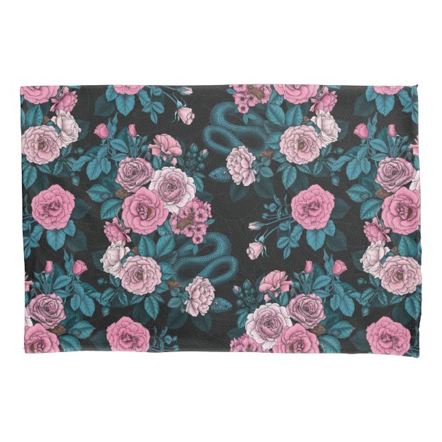 Funda De Cojín Ocultos en los rosas 2 (Anverso-izquierdo)