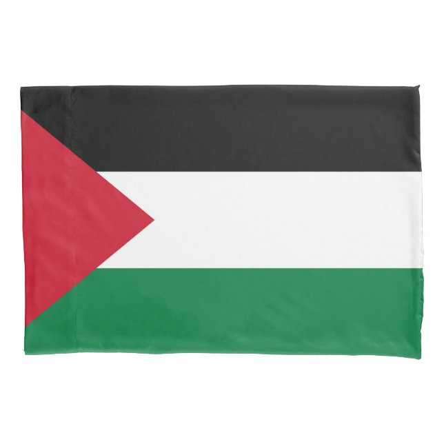 Funda De Cojín oficialmente bandera del Estado de Palestina (Anverso)