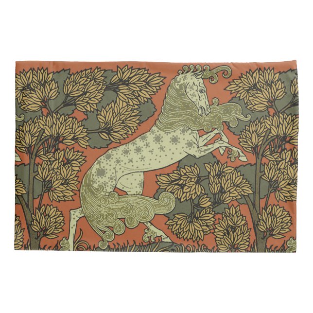 Funda De Cojín Oficios de arte medieval Art Nouveau (Reverso)