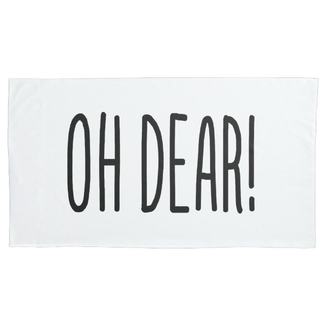 FUNDA DE COJÍN ¡OH QUERIDO! (Anverso-izquierdo)