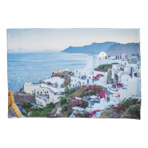 Funda De Cojín Oia, Santorini, Grecia
