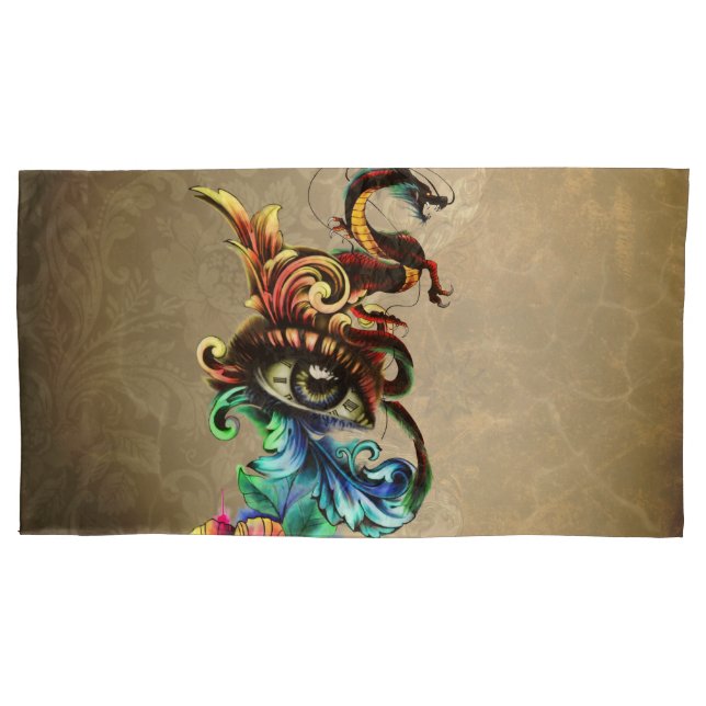 Funda De Cojín Ojo asombroso (Anverso-izquierdo)