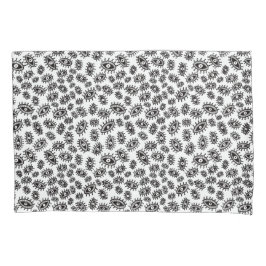 Funda De Cojín Ojos torrenciales blancos