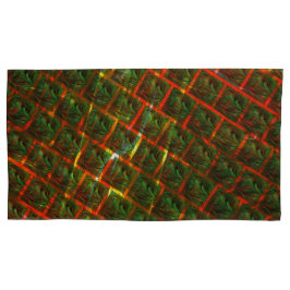 Funda De Cojín 'Ojos verdes enmarcados', arañazos o cuadrícula ro