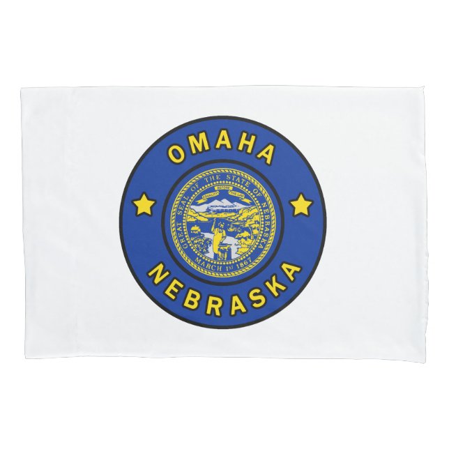 Funda De Cojín Omaha Nebraska (Anverso)