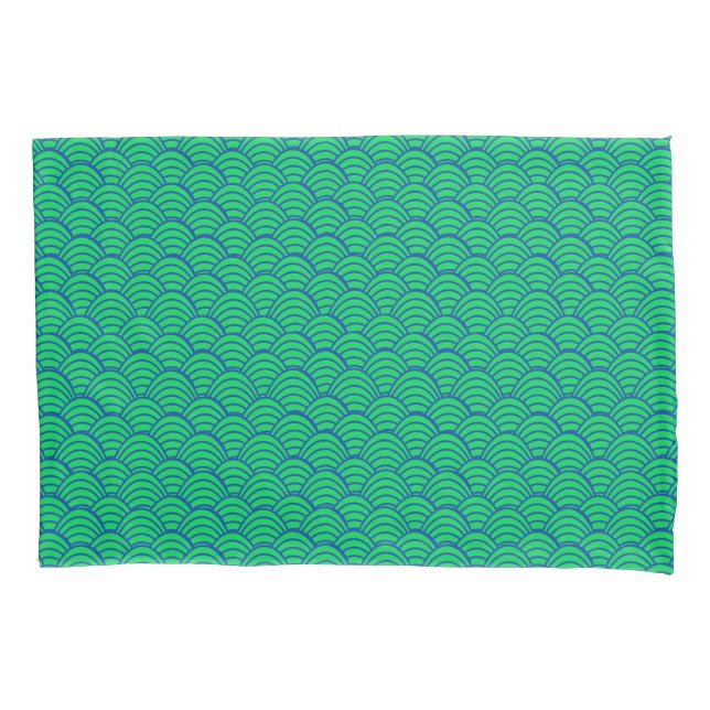 Funda De Cojín Ondas azules (Anverso)
