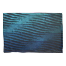 Funda De Cojín Ondas azules clásicas