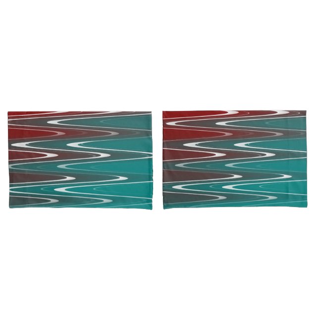 Funda De Cojín Ondas blancas (Anverso - Set)