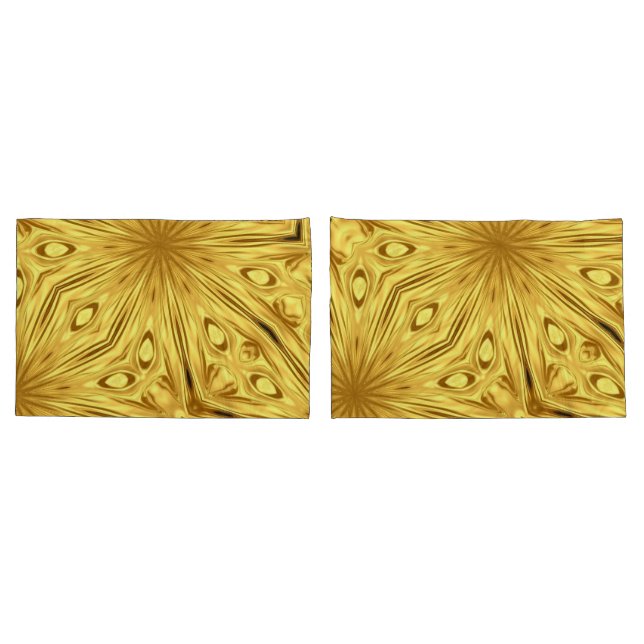 Funda De Cojín Opulent Swirl Liquid Gold: Gilded Zenith | Achempo (Reverso-Set)