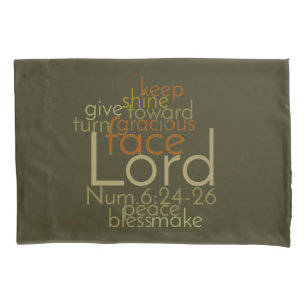 Funda De Cojín Oración cristiana de bendición