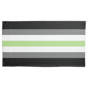 Funda De Cojín Orgullo de género, orgullo LGBTQ, gris negro y ver