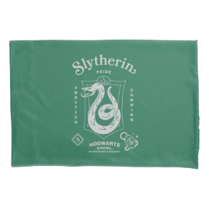 Funda De Cojín ORGULLO DE SLYTHERIN Ambición Astucia Emblema