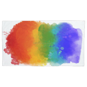 Funda De Cojín Orgullo moderno de SlipperyJoe energía de salpicad