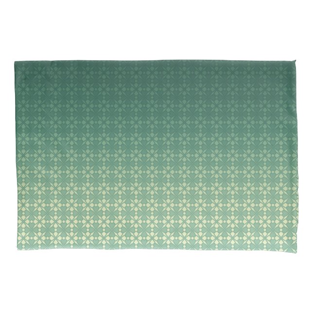 Funda De Cojín Ornamento floral, gradiente (Anverso)