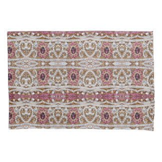 Funda De Cojín oro azul turquesa de plata dorada burdeos rosa boh