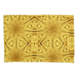 Funda De Cojín Oro Líquido: Zenit Dorado | Acento de Remolino Opu