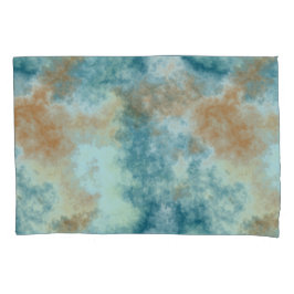 Funda De Cojín Oro y Verde azulado