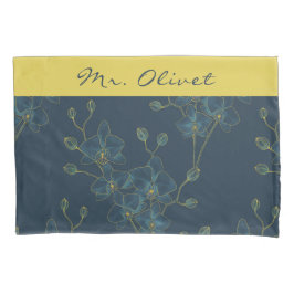 Funda De Cojín Orquídea azul suave