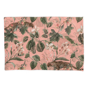 Funda De Cojín Orquídea tropical, mariposas: acuarela exótica.
