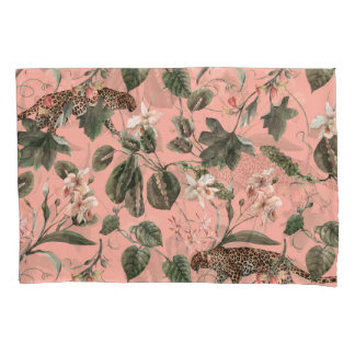 Funda De Cojín Orquídea tropical, mariposas: acuarela exótica.