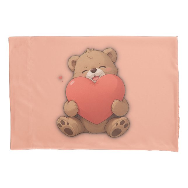 Funda De Cojín Oso de guarnición (Anverso)