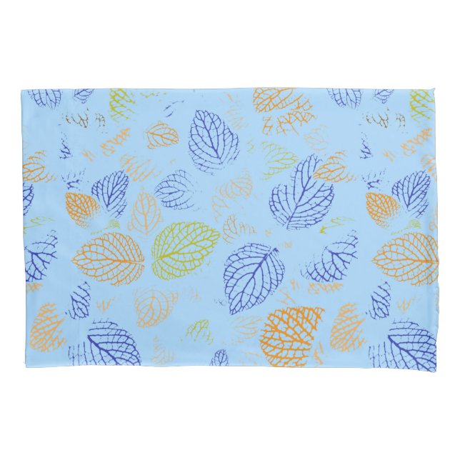 Funda De Cojín Otoño, patrón de hojas 3 (Anverso)