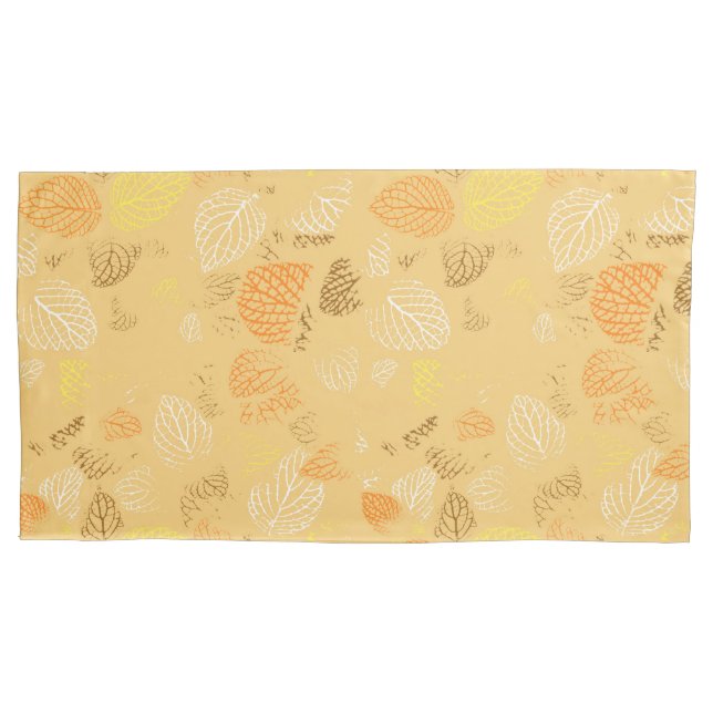 Funda De Cojín Otoño, patrón de hojas 4 (Anverso-izquierdo)
