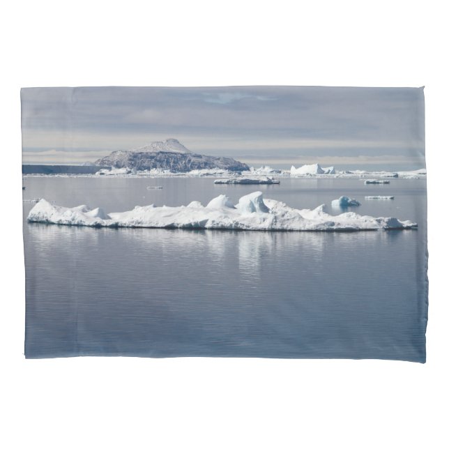 Funda De Cojín Paisaje antártico (Anverso)